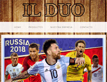 Tablet Screenshot of ilduo.com.ar